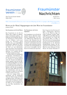 Fraumünster-Nachrichten 1/2023