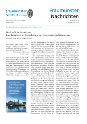 Fraumuenster-Nachrichten 3/2025