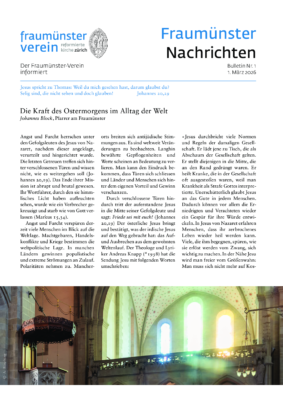 Fraumünster-Nachrichten 1/2026